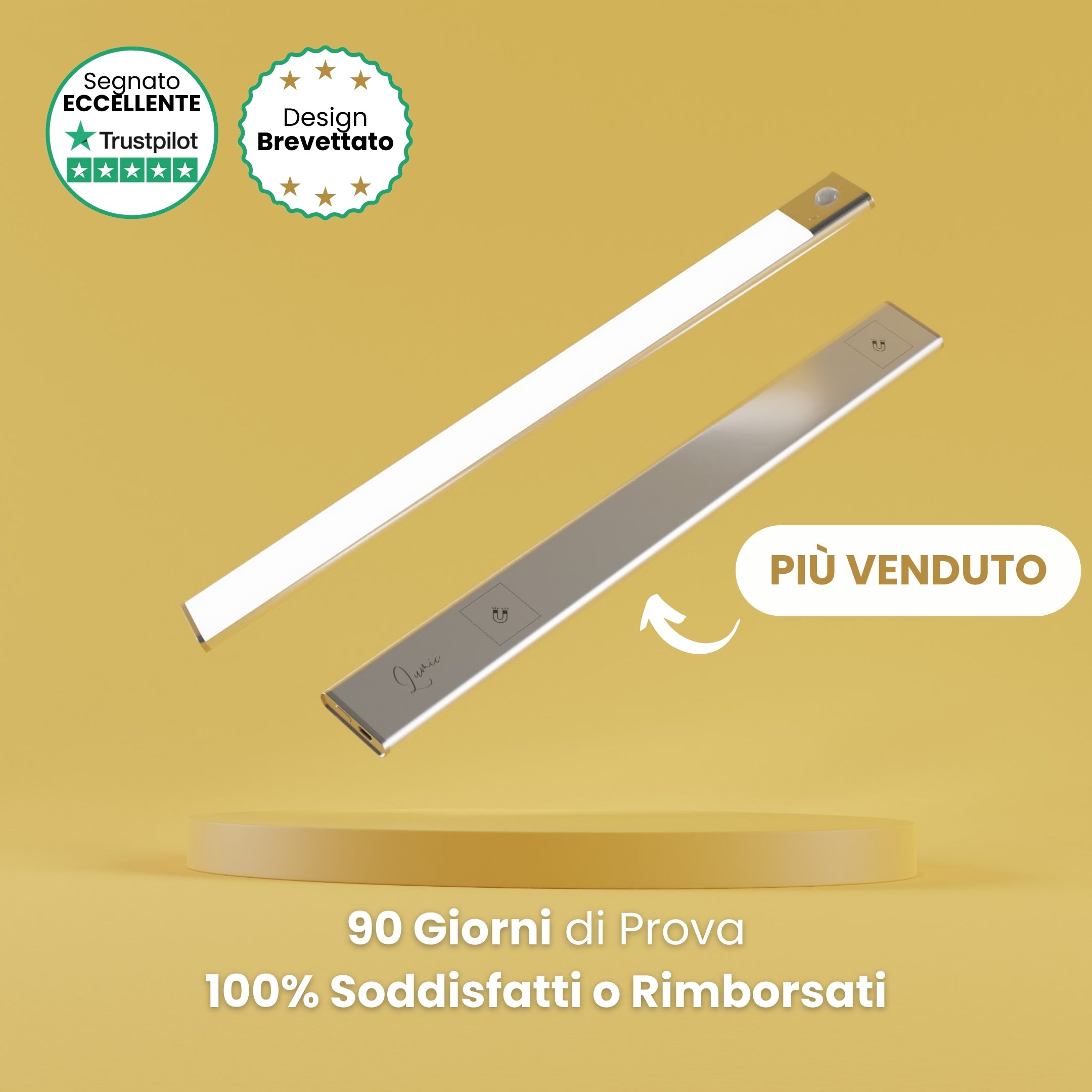Movimento 3.0™  | Barra LED senza fili con sensore di movimento